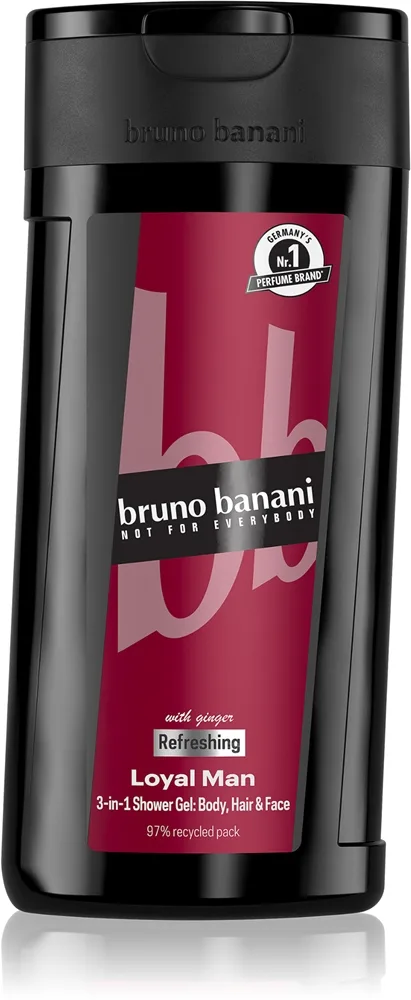Bruno Banani Loyal Man hajustettu suihkugeeli miehille 250 ml
