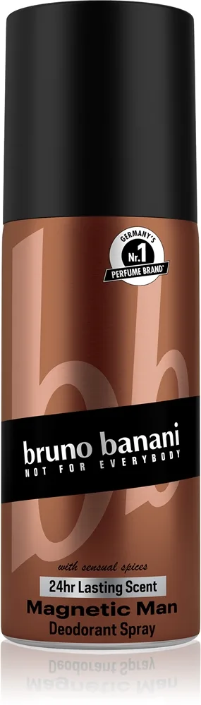 Bruno Banani Magnetic Man Deodorantspray 24 tim för män 150 ml