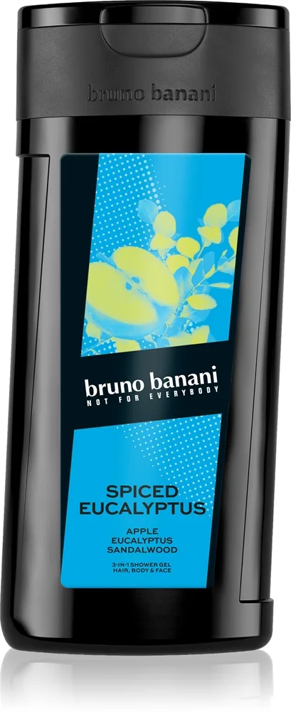 Bruno Banani Spiced Eucalyptus erfrischendes Duschgel 3in1 für Herren 250 ml