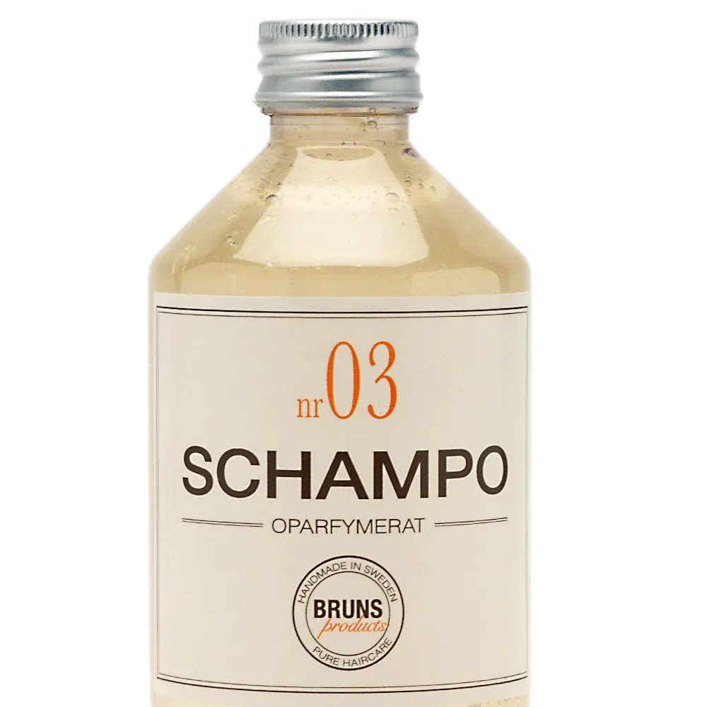 BRUNS Products Nr03 Unscented Shampoo Hajusteeton Shampoo 300ml