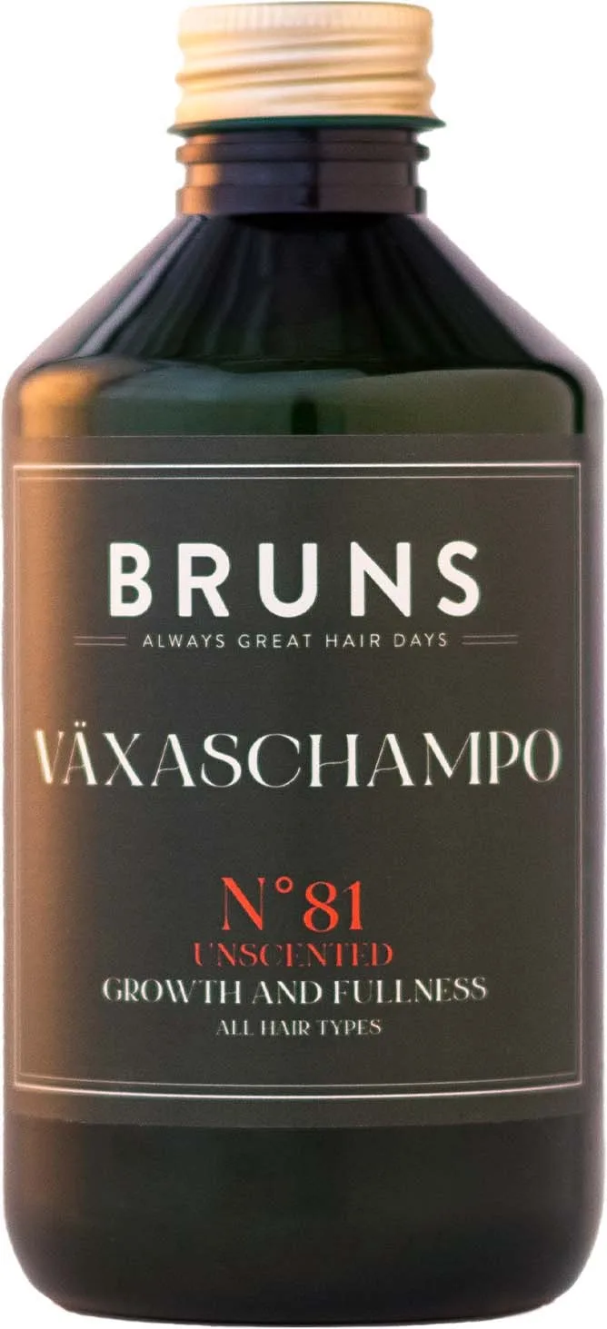 BRUNS Växaschampo Nº81 Unscented 300 ml
