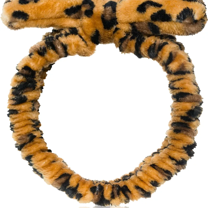 BrushArt Accessories Skincare headband hårband för sminkborttagning Leopard 1 st.