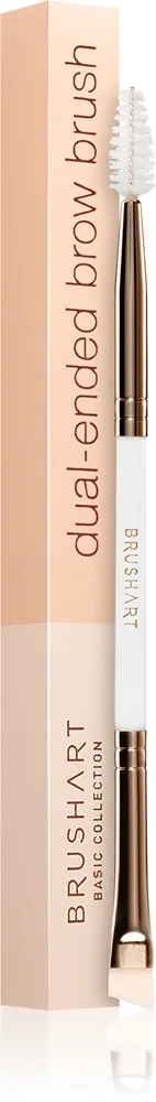 BrushArt Basic Dual-ended brow brush Øjenbrynsbørste med to ender 1 stk.