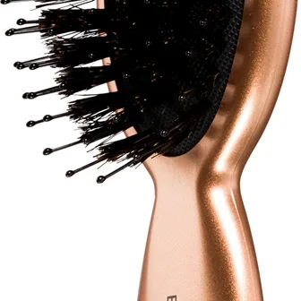 BrushArt Hair Boar bristle paddle hairbrush Hårborste Med vildsvinshår Travel 1 st.