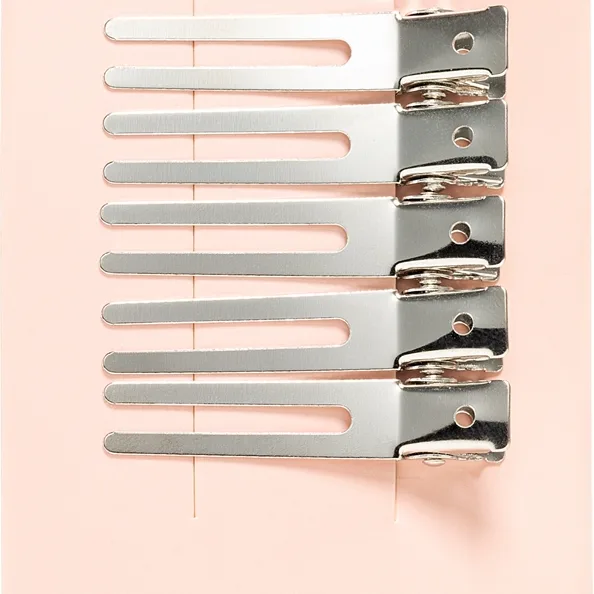 BrushArt Hair Clip Hårnåle silver pins 5 stk.