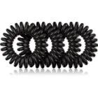 BrushArt Hair Rings Hårelastikker Black 4 stk.