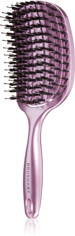 BrushArt Hair Vent blowdry hairbrush with boar bristles Hårbørste med børstehår af nylon og vildsvin Large 1 stk.