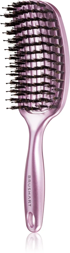BrushArt Hair Vent blowdry hairbrush with boar bristles hiusharja nailon- ja villisianharjakset Medium 1 kpl