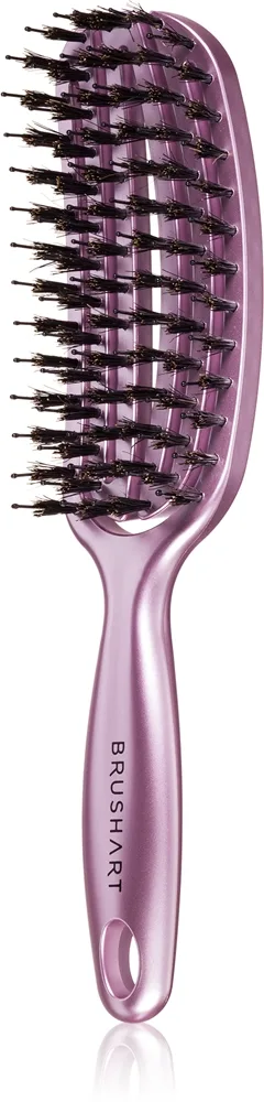 BrushArt Hair Vent blowdry hairbrush with boar bristles Hårbørste med børstehår af nylon og vildsvin Small 1 stk.