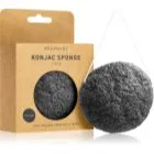 BrushArt Home Salon Konjac sponge Mild exfolierande svamp för ansikte Charcoal 5 g