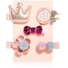 BrushArt KIDS Little princess hair clip set Hårnålar Pink
