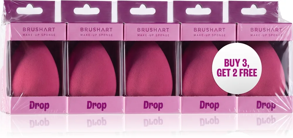 BrushArt Make-up Sponge Drop Multi-pack Makeupsvamp 5 stk.