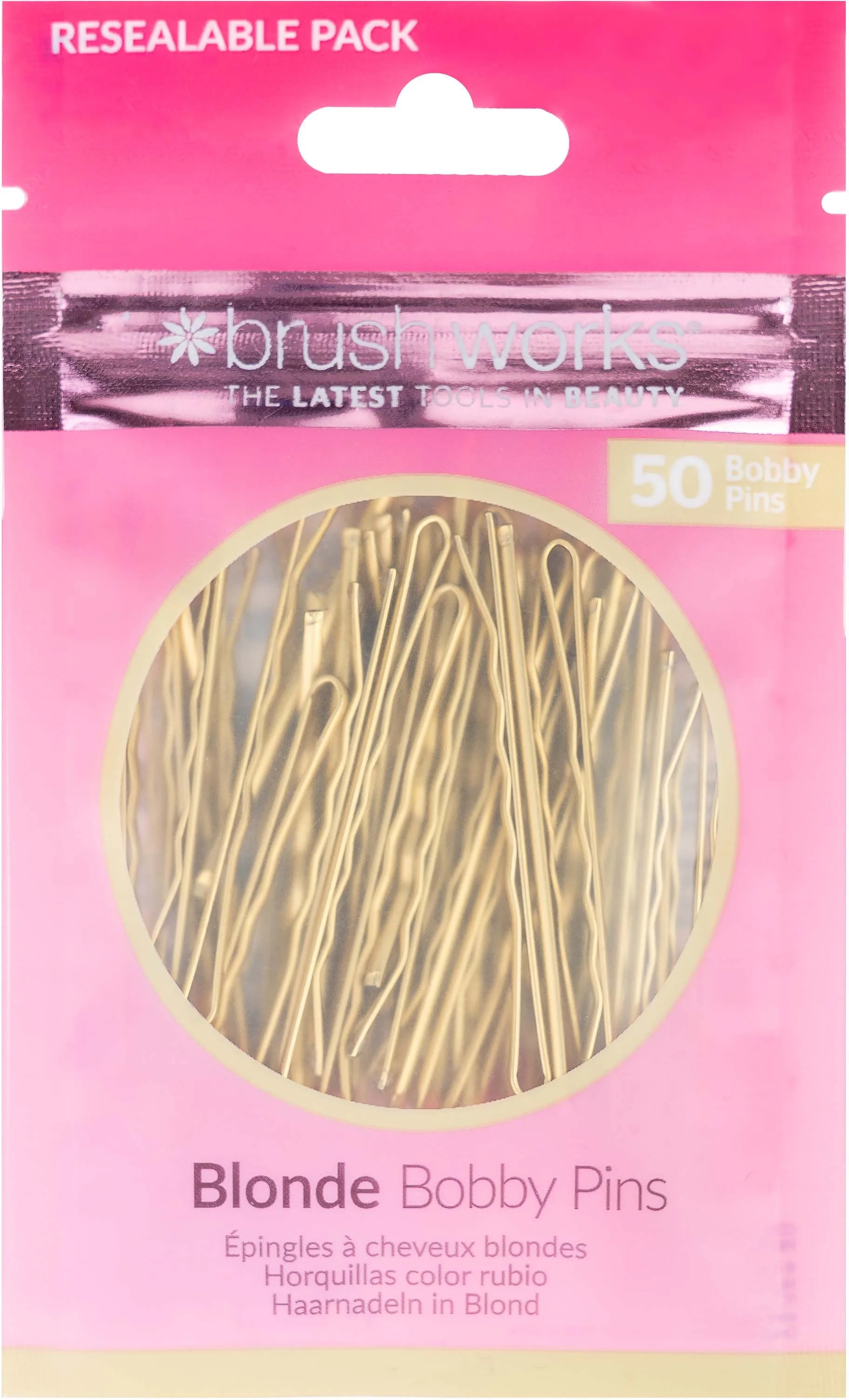 Brushworks Blonde Bobby Pins 50 kpl
