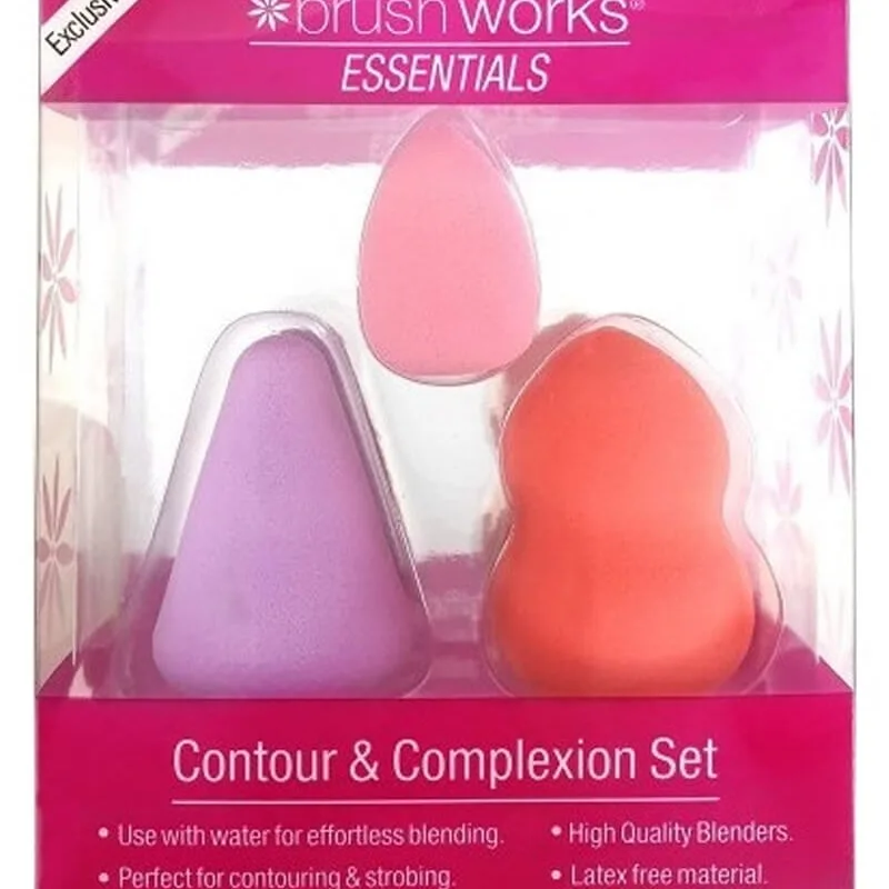 Brushworks Contour & Complexion Set 3 stk.