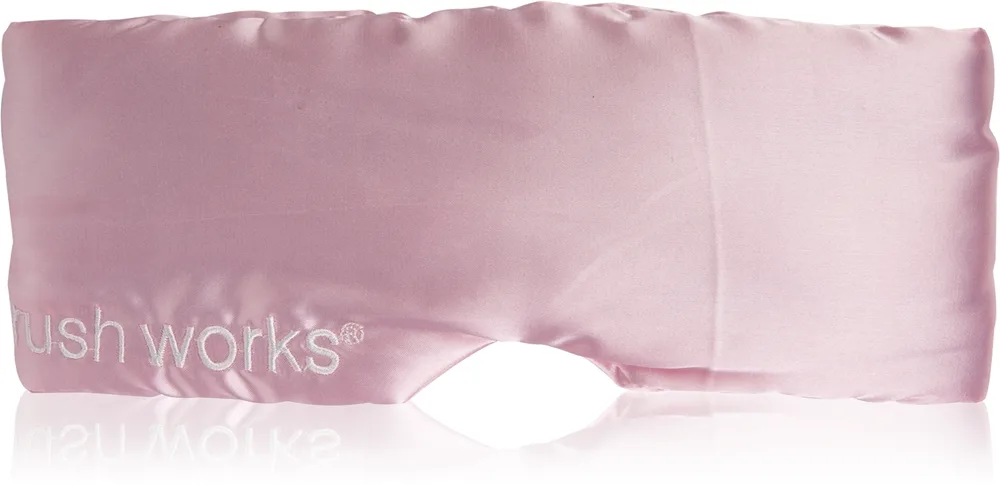 Brushworks Cushioned Satin Sleep Mask
