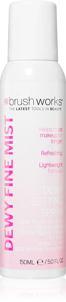 Brushworks Dewy Fine Mist meikinkiinnityssuihke 150 ml
