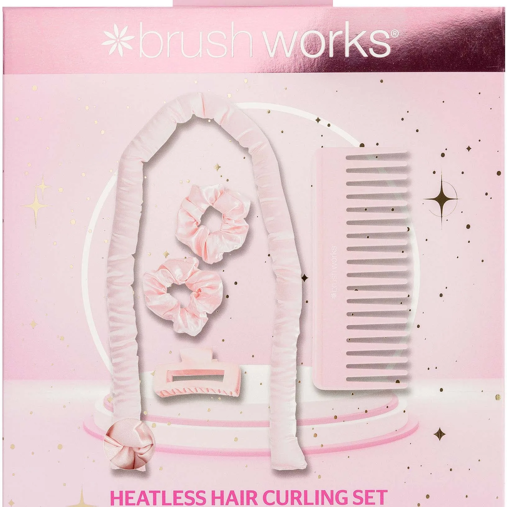 Brushworks Heatless Hair Curling Set