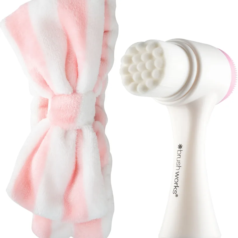 Brushworks Luxury Facial Cleansing Brush & Headband Set lahjasetti naisille