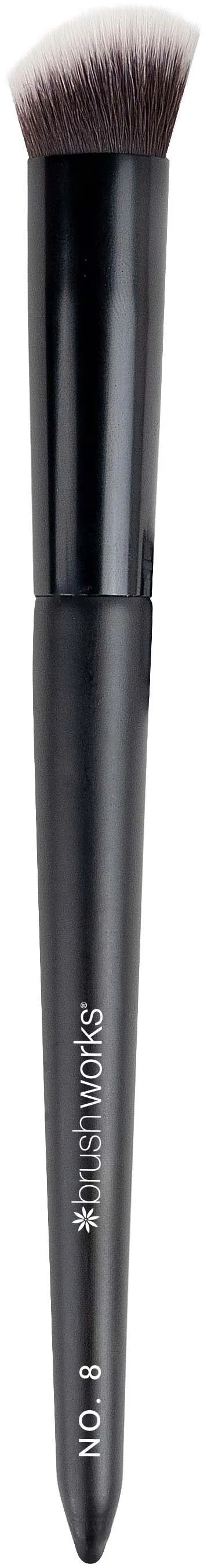 Brushworks No. 8 Precise Angled Concealer Buffing Brush
