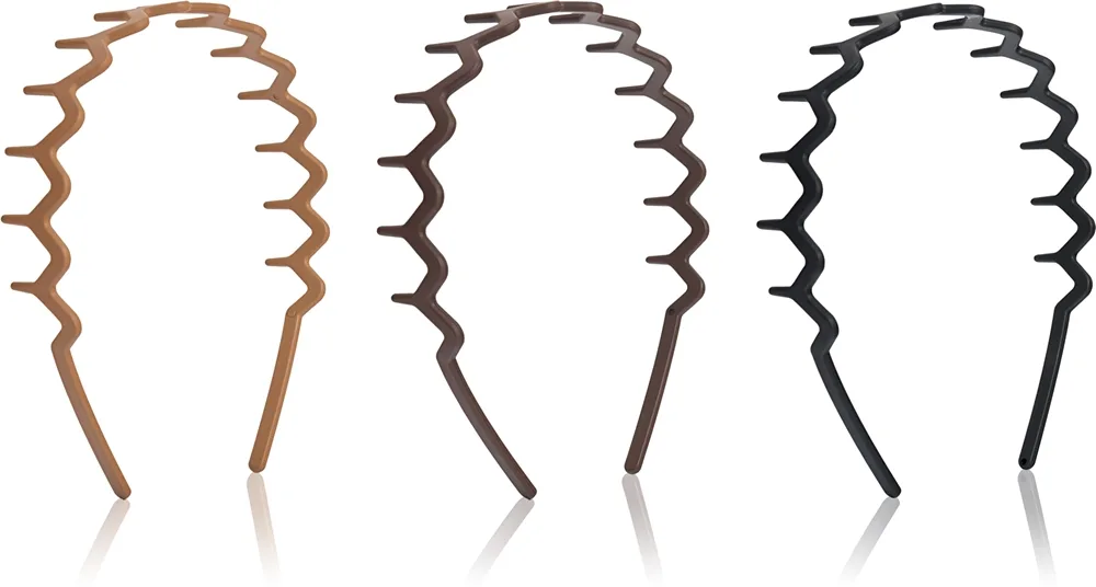 Brushworks Zig Zag Headbands otsapanta 3 kpl