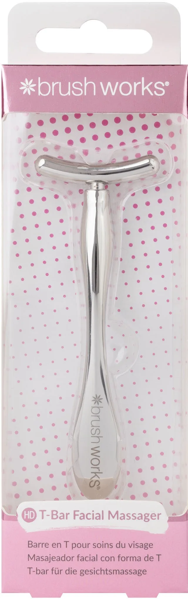 Brushworks HD T-Bar Facial Massager