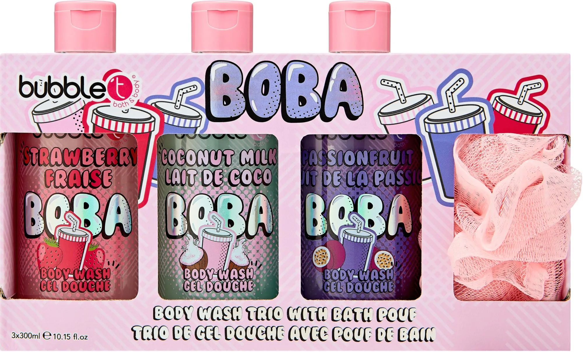 BubbleT Boba Body Wash Trio