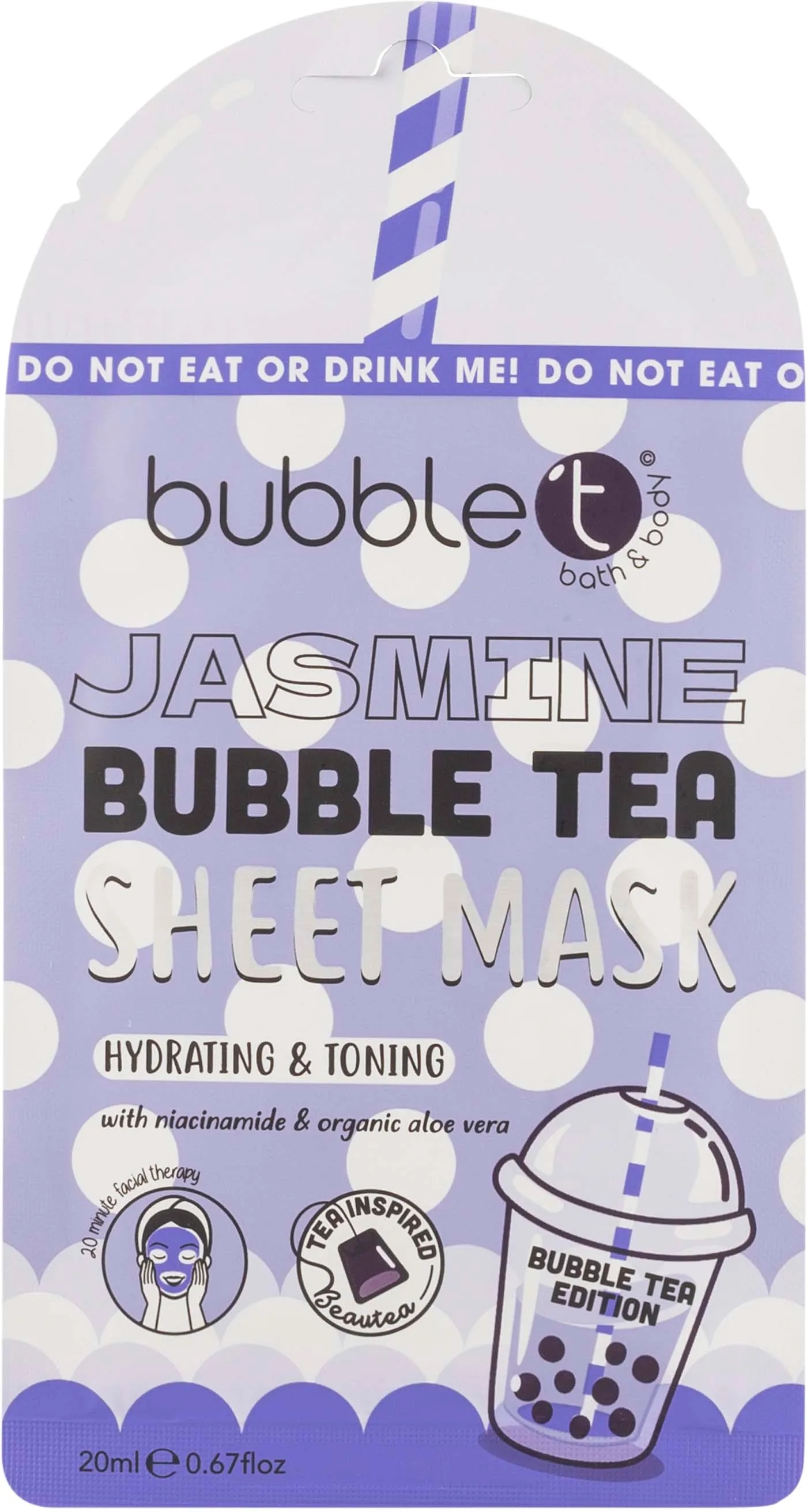 BubbleT Bubble Tea Sheet Mask Jasmine