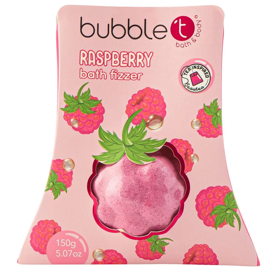 BubbleT Fruitea Raspberry Bath Fizzer 150g