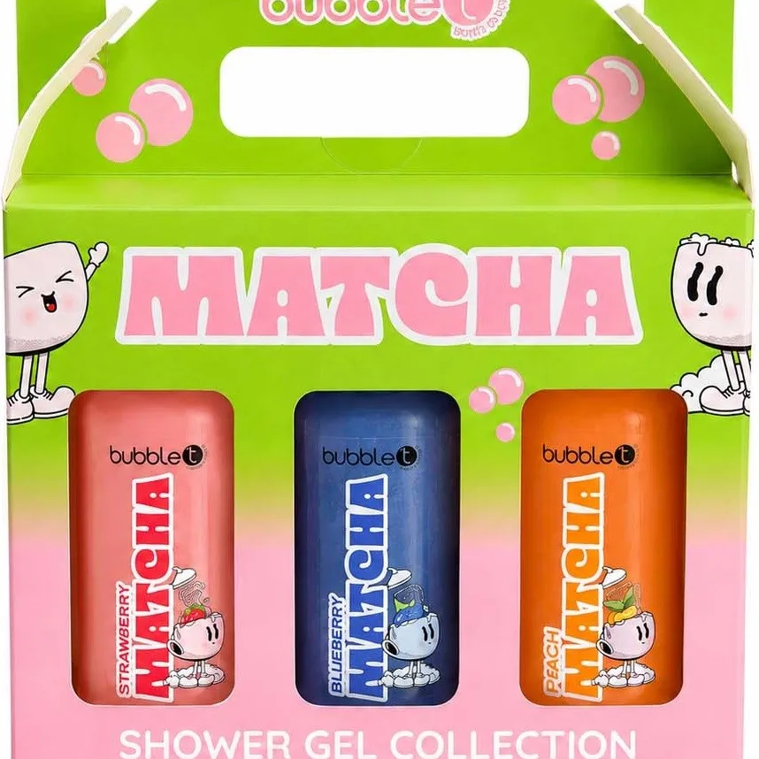 BubbleT Matcha Shower Gel Collection