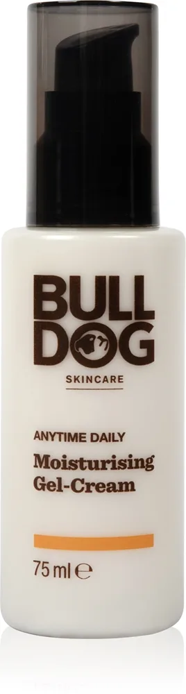 Bulldog Anytime Daily Moisturising Gel-Cream kosteuttava päivävoide geelimäinen rakenne 75 ml