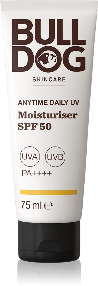 Bulldog Anytime Daily UV Moisturiser Fugtende creme SPF 50 75 ml