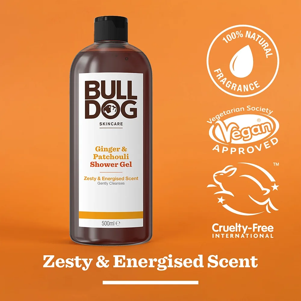 Bulldog Ginger and Patchouli Kroppstvätt för män 500 ml