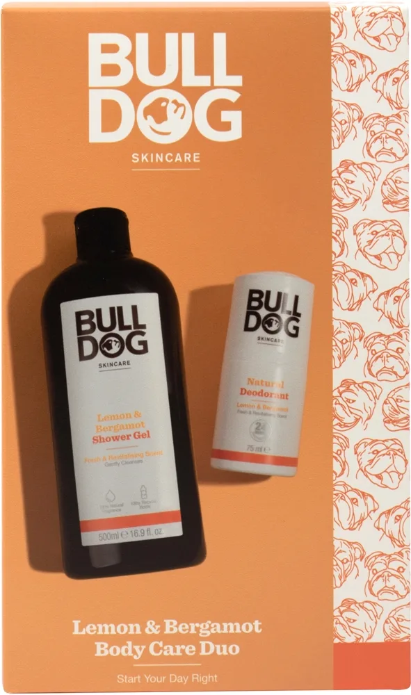 Bulldog Lemon & Bergamot Body Care Duo Presentförpackning för kropp