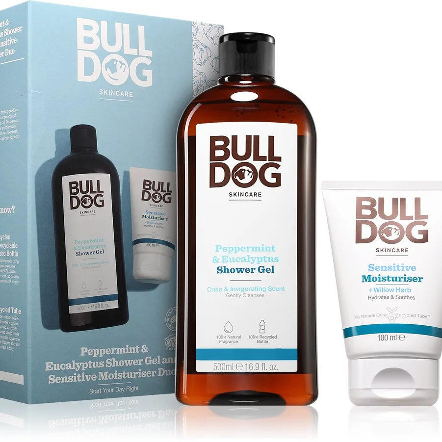Bulldog Peppermint & Eucalyptus Set Presentförpackning för män