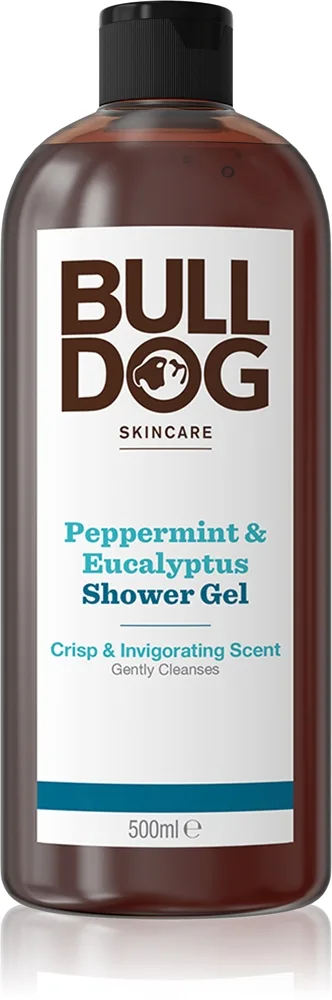 Bulldog Peppermint & Eucalyptus Shower Gel Kropsvask til mænd 500 ml