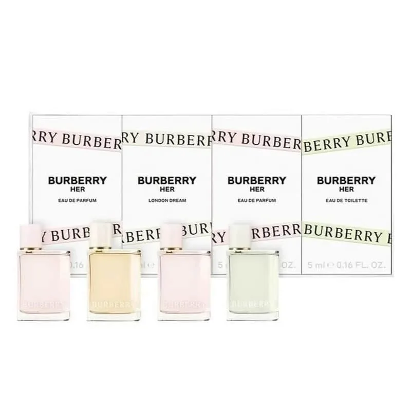 Giftset Burberry Her Miniature 4x5ml