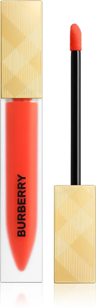 Burberry Kisses Liquid Matte nestemäinen mattahuulipuna sävy Orange Red 71 6 ml