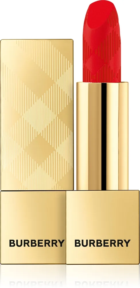 Burberry Kisses Matte mattahuulipuna sävy Red Crimson 107 3.3 g