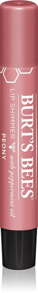 Burt’s Bees Lip Shimmer Læbeglans Skygge Peony 2.6 g