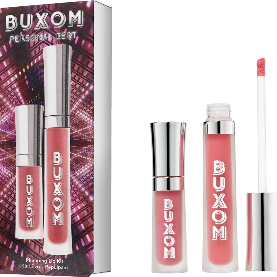 Buxom PLUMPING LIP KIT PERSONAL BEST Krämig läppglans Med ökande effekt