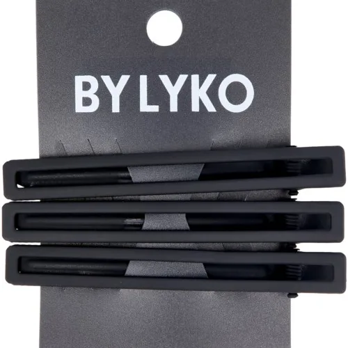 By Lyko 3-pack Stylist Clips Rubber