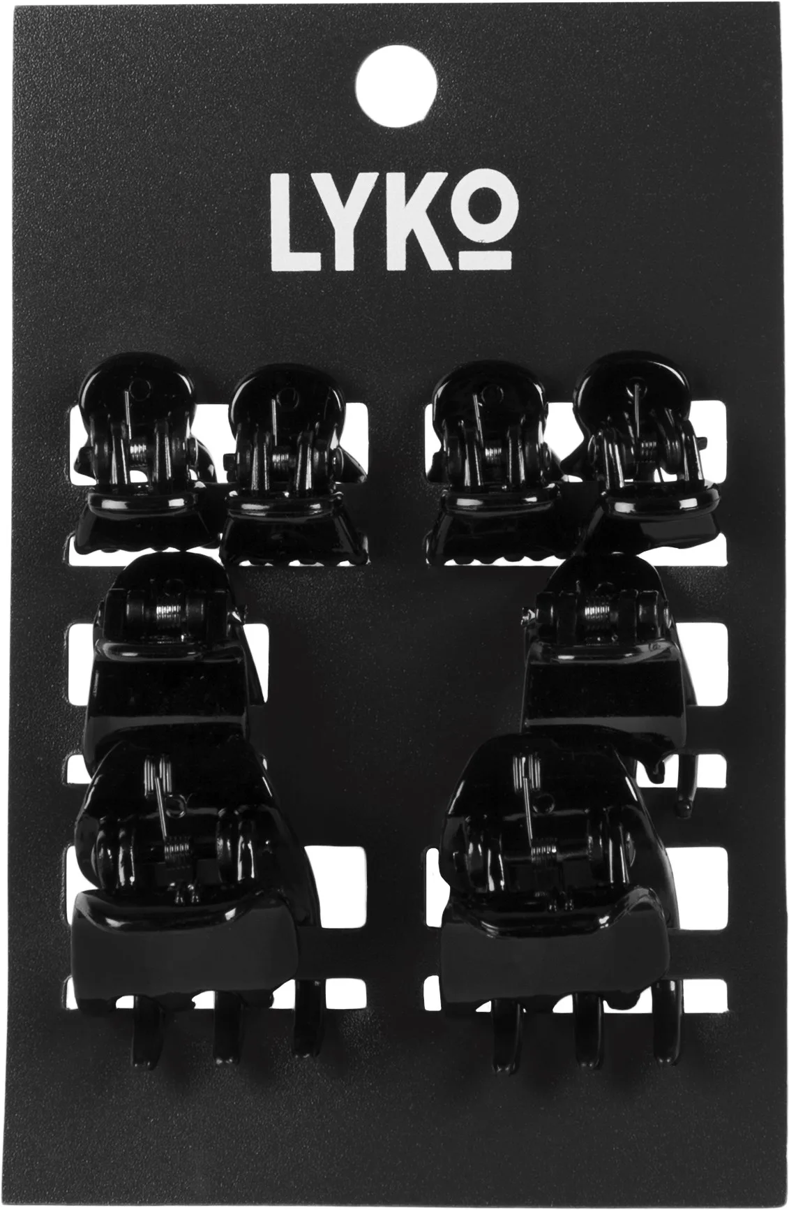 By Lyko Hair Clips 8 pcs Hair Clips Black