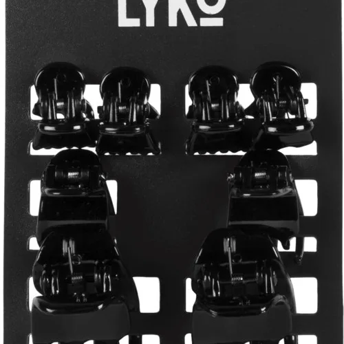 By Lyko Hair Clips 8 pcs Black