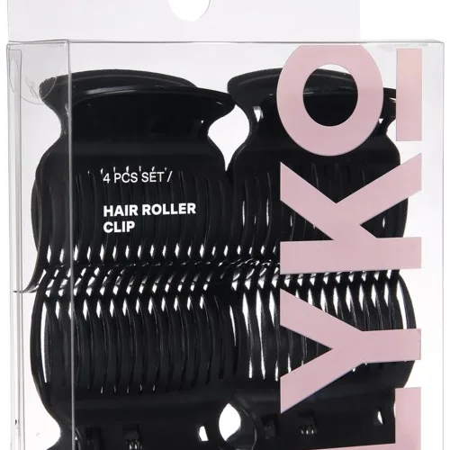 By Lyko Hair Roller Clips 4 pcs Black