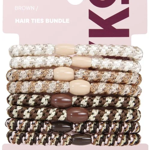 By Lyko Hair Ties Bundle Brown