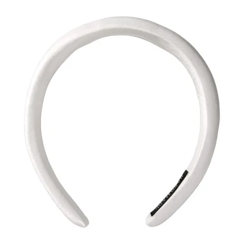 By Lyko Satin Padded Diadem White