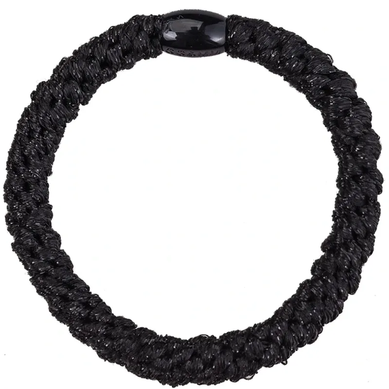 By Stær BRAIDED Hairtie - Glitter sort