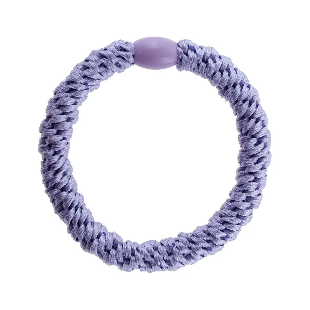 By Stær Flettet Hårelastik - Lavendel Lilla - 1 stk.