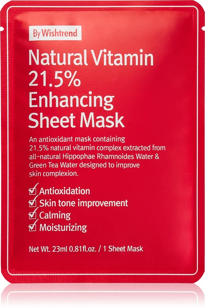 By Wishtrend Natural Vitamin 21.5% Enhancing Sheet (23ml)