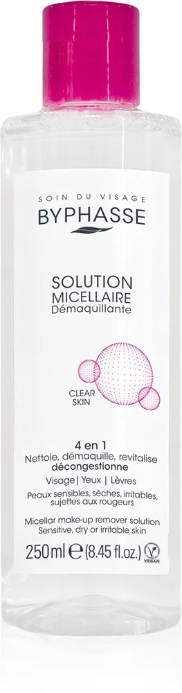 BYPHASSE Solution Micellaire meikinpoistovesi 250 ml
